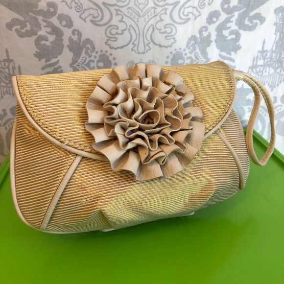 Loeffler Randall for Target Gold and White Purse - Picture 2 of 9